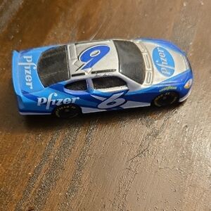 Pfizer Blue Racing Car Toy